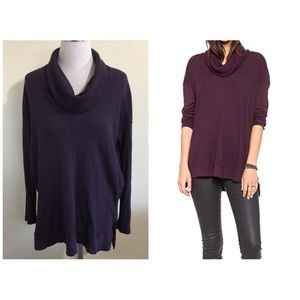 Splendid Thermal Cowl Neck Tunic, XS